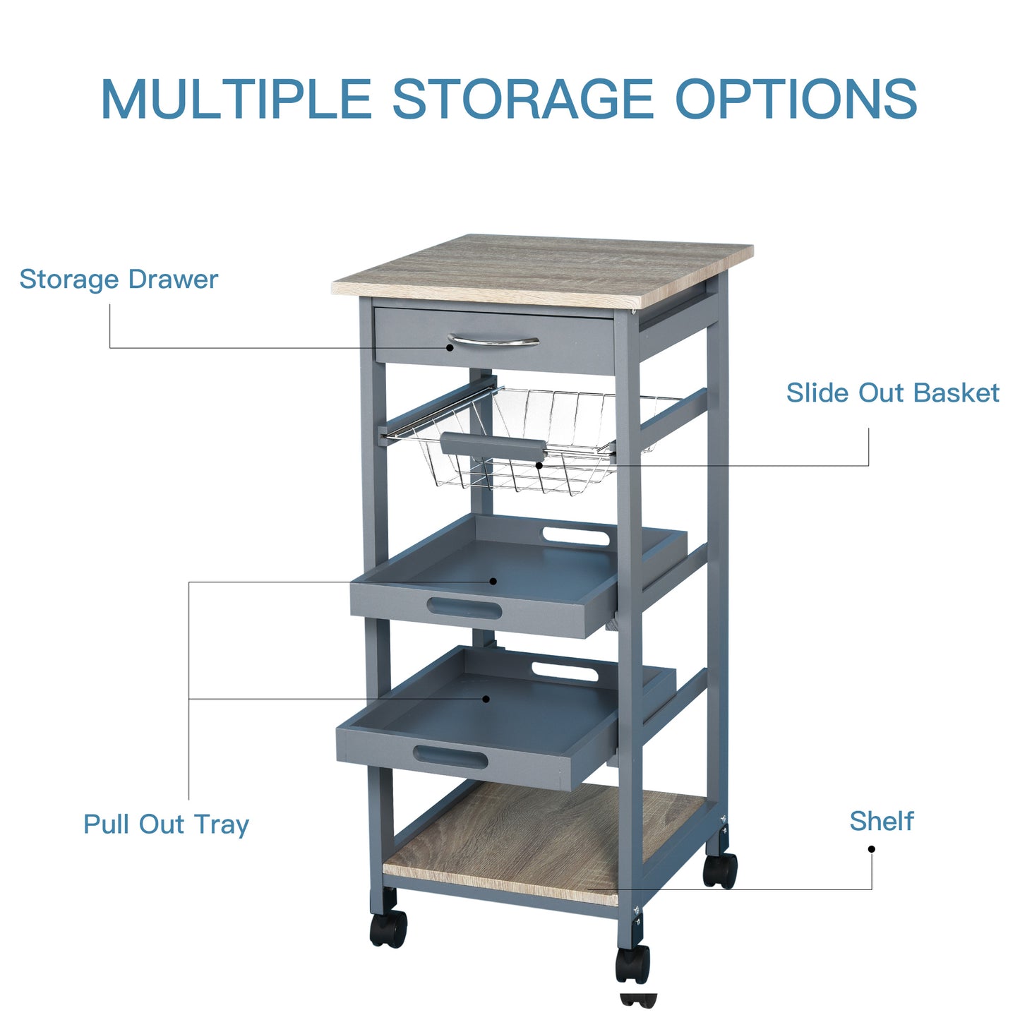 Mobile Kitchen Cart