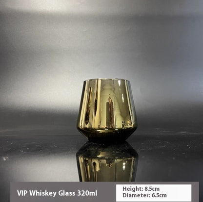 Wine Utensils Electroplated Cups Golden Glasses