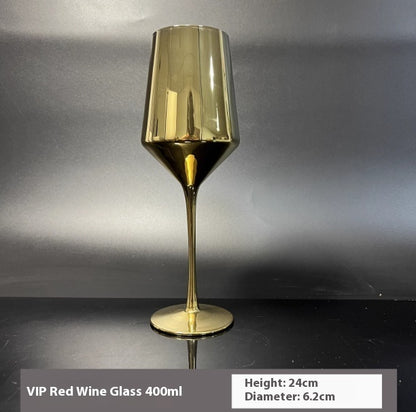 Wine Utensils Electroplated Cups Golden Glasses