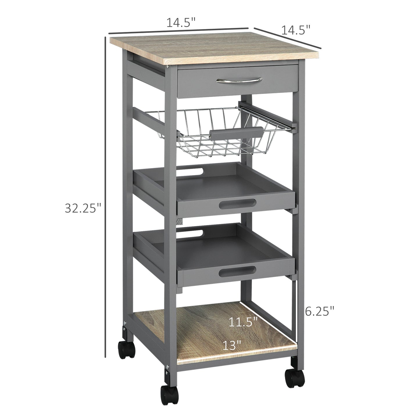 Mobile Kitchen Cart