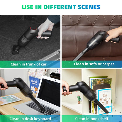 8000Pa Wireless Portable Car Vacuum Cleaner Cordless Handheld Mini