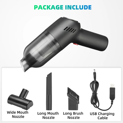8000Pa Wireless Portable Car Vacuum Cleaner Cordless Handheld Mini
