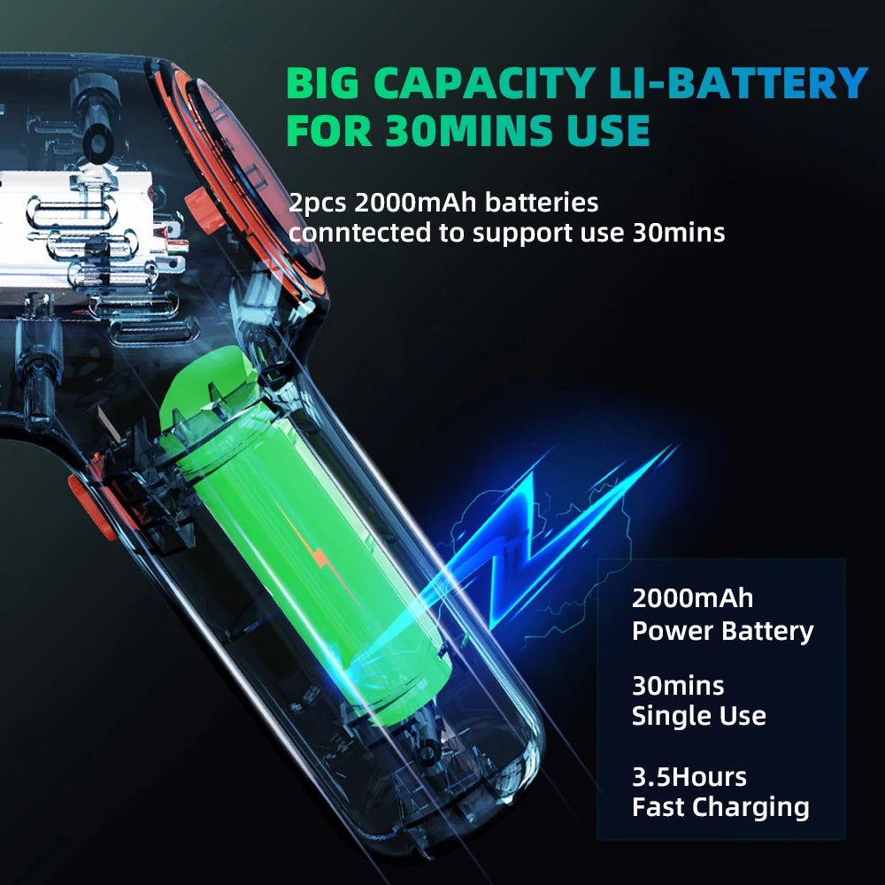 8000Pa Wireless Portable Car Vacuum Cleaner Cordless Handheld Mini