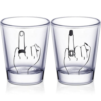 Newlywed Toasting Glasses - Mr and Mrs Wine Set