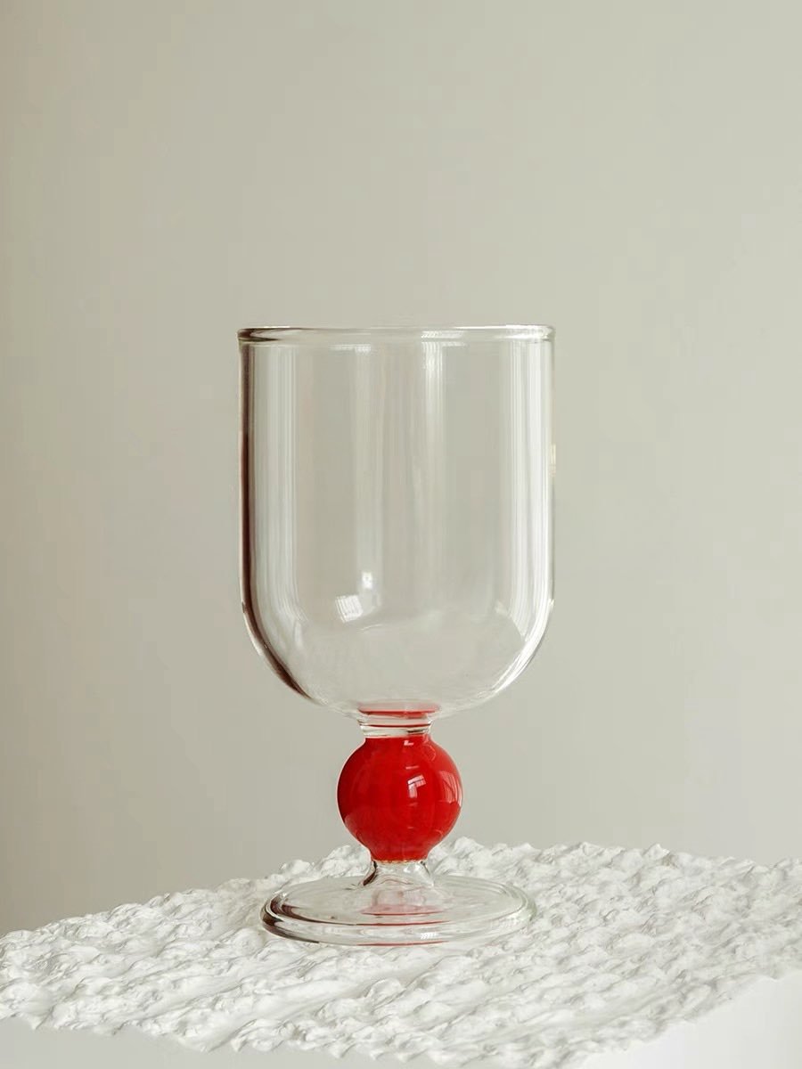 Gumballs Wine Glass - Eclectic Whimsical Coloured Cocktail Glasses