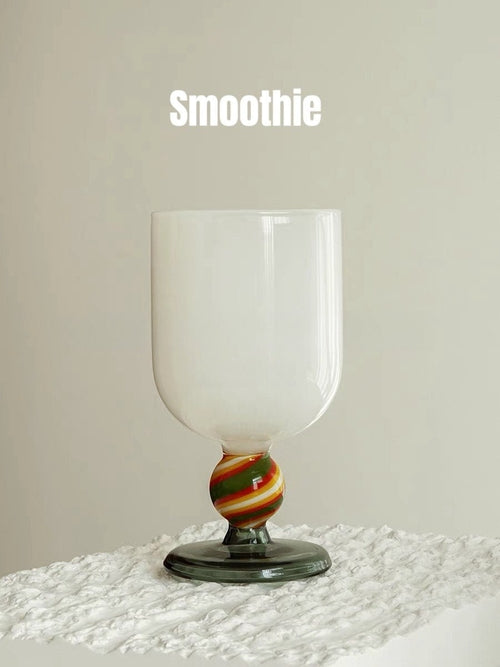 Gumballs Wine Glass - Eclectic Whimsical Coloured Cocktail Glasses